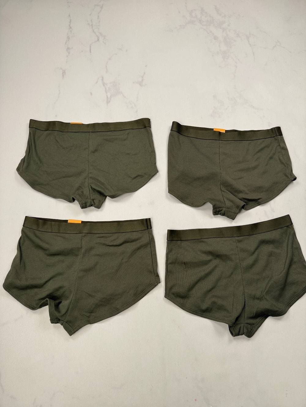 Auden Boyshort Shorts Olive Modern Classic Minimalist 4 Pack - Womens M (8-10)